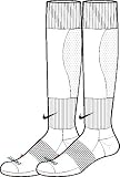 Search : 2-Pair Nike Pro Compression Soccer Socks-White/black