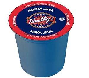 Timothys World Coffee Mocha Java For Keurig Brewers 24 K-cups 4 Pack from Timothy's World Coffee