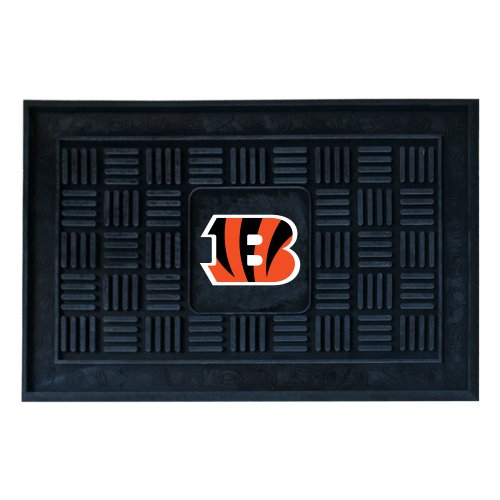 Fan Mats 11435 NFL Cincinnati Bengals Medallion Door Mat