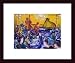 A Good Session by Richard H. Fox 14.00X11.50 Framed with Black Wood Frame