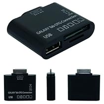 Skque 5 In 1 Card Reader OTG connection kit for Samsung Galaxy Tab 8.9 P7310 P7300 10.1 P7510 P7500