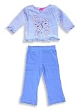 Just a Girl - Girls Long Sleeved Pant Set, Blue