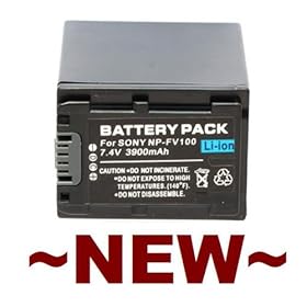 NEEWER® Replacement Rechargeable Battery Pack for Sony Handycam DCR-HC44E DCR-HC45 DCR-HC45E DCR-HC46 DCR-HC46E DCR-HC47 DCR-HC47E DCR-HC48 DCR-HC48E DCR-HC51E DCR-HC52