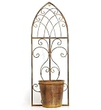 Wandhalter  Birdy  mit Blumentopf Blumenständer Metall H 57 cm
