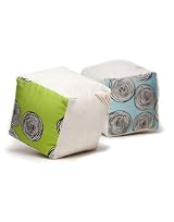 Dress Me Up Organic Jumbo Block (Blue and Green Tree Ring)