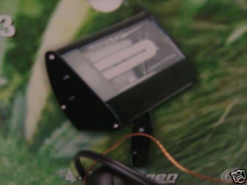 13 Watt Fluorescent Outdoor Flood Light 120v 1 Pl13 Blk
