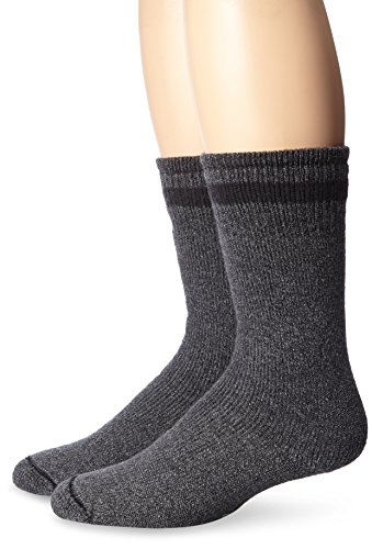 Wigwam Men's Super Boot 2 Pack Sock, Charcoal, X-Large
