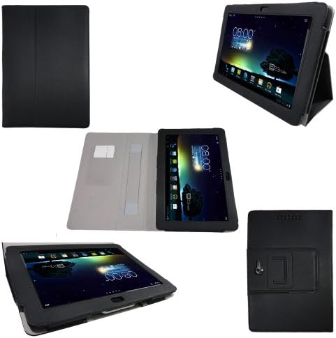 VSTN® Asus PadFone 2 Multi-Stand PU Leather Cover Case with Hand Strap&Card Holder (For Asus PadFone 2, Black)