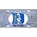 Duke Blue Devils 3-D License Plate