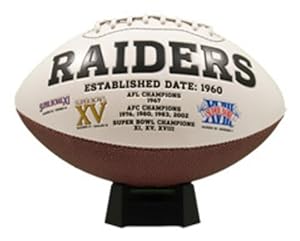 NFL Oakland Raiders Signature Series Team Full Size Footballs