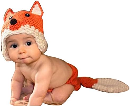 Baby Clothes Infant Newborn Baby Girl Boy Crochet Beanie Hat Clothes Baby Photograph Props