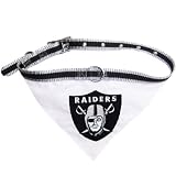 Pets First NFL Oakland Raiders Collar Bandana, Medium