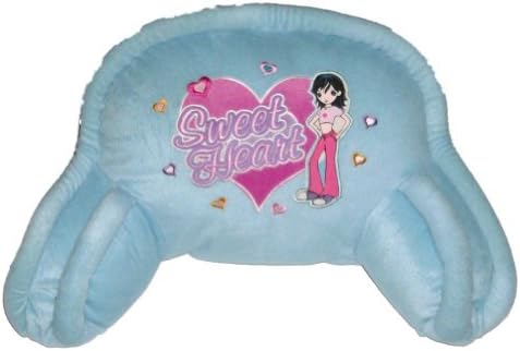 Boyfriend Blue Sweet Heart Backrest Pillow Accent Sweetheart Back Rest Cushion