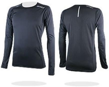 2XU Men's Long Sleeve Top (Small, Black)