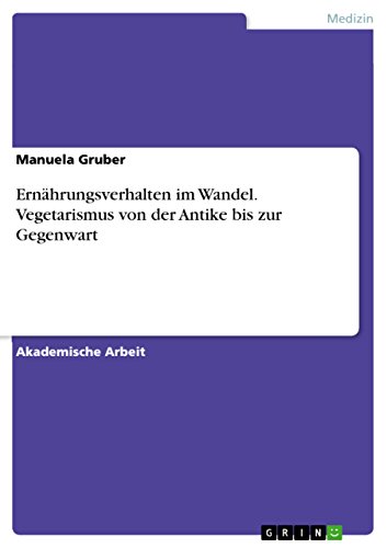 Ernährungsverhalten im Wandel. Vegetarismus von der Antike bis zur Gegenwart (German Edition)