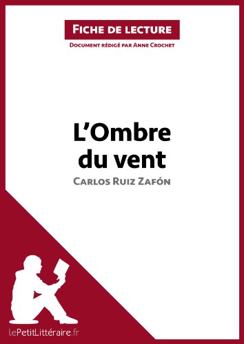 L'Ombre du vent de Carlos Ruiz Zafón (Fiche de lecture): Résumé complet et analyse détaillée de l'oeuvre (French Edition)