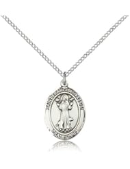 Sterling Silver St. Francis of Assisi Pendant