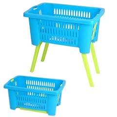 XXL W�schekorb mit ausklappbaren Beinen Stand -38 Liter- W�schebox W�schesammler