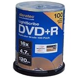 New - Aleratec Lightscribe 16x DVD+R Media - N18153