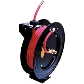 Northern Industrial Tools Air Hose Reel With Hose - 3 8in. x 50ft. Hose, Max. 250 PSI by Northern Industrial Tools