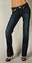 True Religion, Billy Petite Bootcut Jean, Dark Pony Express