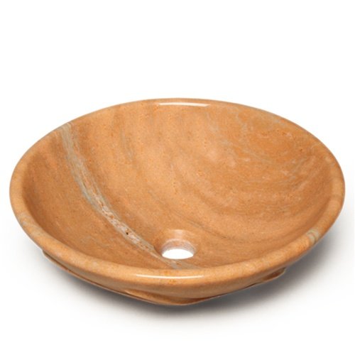 Sunset Red Granite Natural Vessel Sink