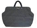 Navy Tapestry Carpet Bag with Shoulder Strap. Limited Edition. Use as an Overnight Bag or Even as a Briefcase.