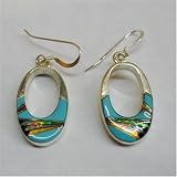 Southwest Sterling Silver Earrings with Turquoise, Coral, Lapis, and Other Semi Precious Gemstones