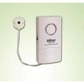 GSI Super Quality Wireless Electronic Water Overflow And Leaks Detector With High Output Alarm - Place In Bathtub, Swimming Pool, Basements Etc.