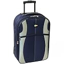 Karabar Large 26 Inch Expandable Suitcase (Navy/Silver)