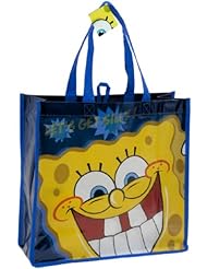 From Amazon.com. Click for details:
 Apparel: SpongeBob SquarePants? Medium Reusable Tote Bag "Toothy Smile" (Medium - 13.5 X 13.5 X 5.75) - Nickelodeon Apparel: SpongeBob SquarePants? Medium Reusable Tote Bag "Toothy Smile" (Medium - 13.5 X 13.5 X 5.75) - Nickelodeon