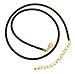 Apparel : Necklace Cord For Pendants - Brown Velvet Flock - 16" + 2" Extension Chain ~ Gold Plated Ends