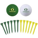Oregon Ducks Two Golf Balls and Twelve Tees Set