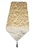Kitchen & Housewares : Luxury Damask 13" X 90" Gold Table Runner