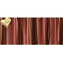 Valance -Hathway Burgundy Stripe 60" x 16"