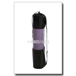 Yoga Pilates Mat Bag Black