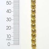 413f 5QiUtL. SL160  Round Filigree Metal Beads   Gold   6mm   8 Strand   BD53479. Trendy Metal Beads and Beading Supply Collection.