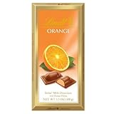 Lindt Milk Chocolate with Orange Filling, 3.5-Ounce Packages (Pack of 12)