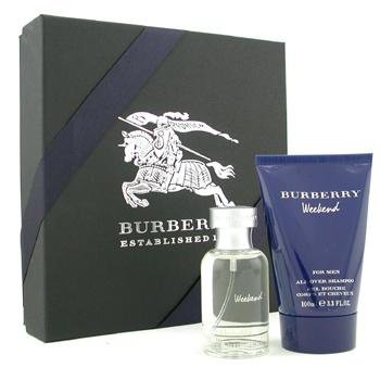Burberry Weekend Coffret: Eau De Toilette Spray 50ml/1.7oz + All Over Shampoo 100ml/3.3oz - 2pcs
