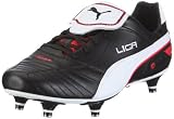 Puma Liga Finale Soft Ground Football Boots - Black/White/Red, UK11