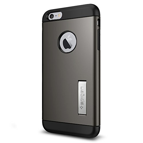 Spigen Slim Armor iPhone 6S Plus Case with Kickstand and Air Cushion Technology Hybrid Drop Protection for iPhone 6S Plus / iPhone 6 Plus - Gunmetal