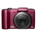 OLYMPUS �f�W�^���J���� SZ-20 ���b�h 1600����f ���w12.5�{�Y�[�� �L�p24mm 3.0�^�t�� 3D�t�H�g�@�\ �t���n�C�r�W�������[�r�[ SZ-20 RED