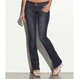 G by GUESS Naomi Bootcut Jeans - Rinse Wash, BLACK (29)