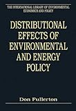 Distributional effects of environmental and energy policy