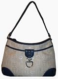 Women's Etienne Aigner Purse Handbag A Logo Collection Silver/Sapphire Fassp