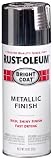 Rust-Oleum 7718830 Bright Coat Metallic Color 11-Ounce Spray, Gloss Chrome