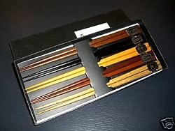 5pcs Japanese Bamboo Chopstick Gift Set - MNT