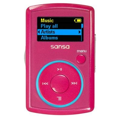 SanDisk Sansa Clip 2 GB MP3 Player (Pink)