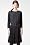 Long Sleeve Mixed Media Boatneck Dress
