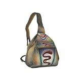Art+Craft Edler Damen Leder Rucksack f�r Frauen handbemalt von Greenland Nature Unikatvon "Greenland"